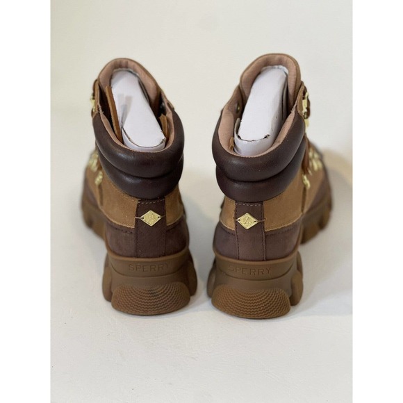 SPERRY THE SUMMIT BOOT, LEATHER, BROWN. WOMENS SZ 8.5 NWT. RETAIL $130 - Picture 3 of 11